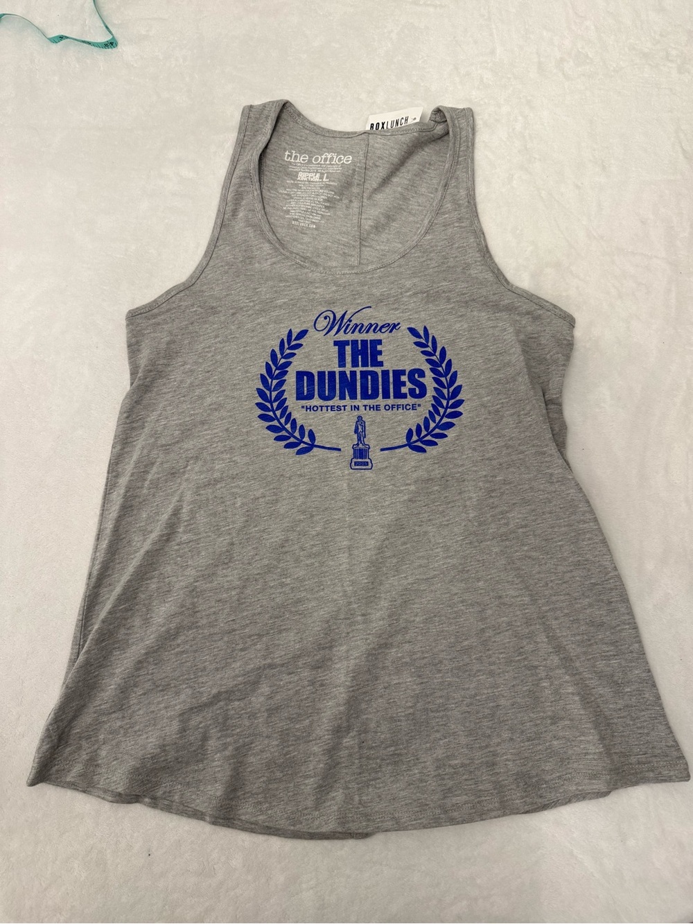 The Office 'Winner The Dundies' Gray Tank Top